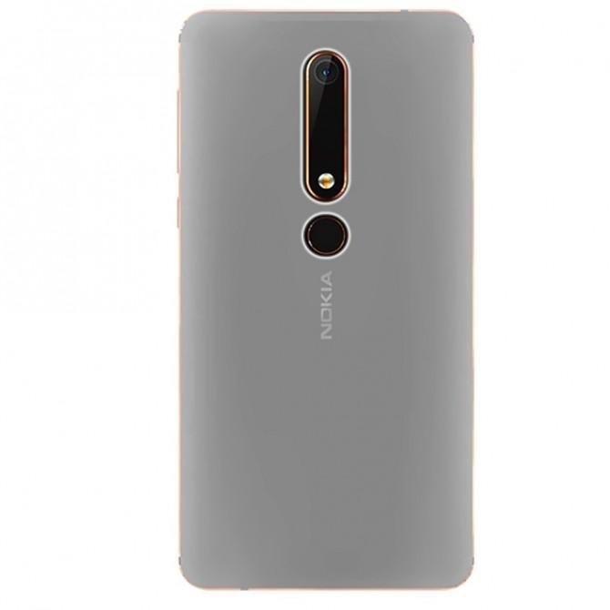 Чохол Ultra-thin 0.3 для Nokia 6.1 Прозорий-1