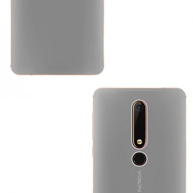 Чохол Ultra-thin 0.3 для Nokia 6.1 Прозорий-3