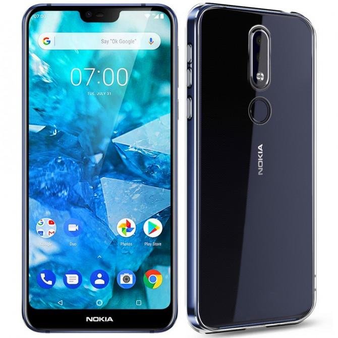 Чехол Ultra-thin 0.3 для Nokia 7 Plus Прозрачный