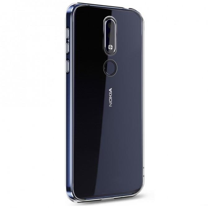 Чехол Ultra-thin 0.3 для Nokia 7 Plus Прозрачный-1
