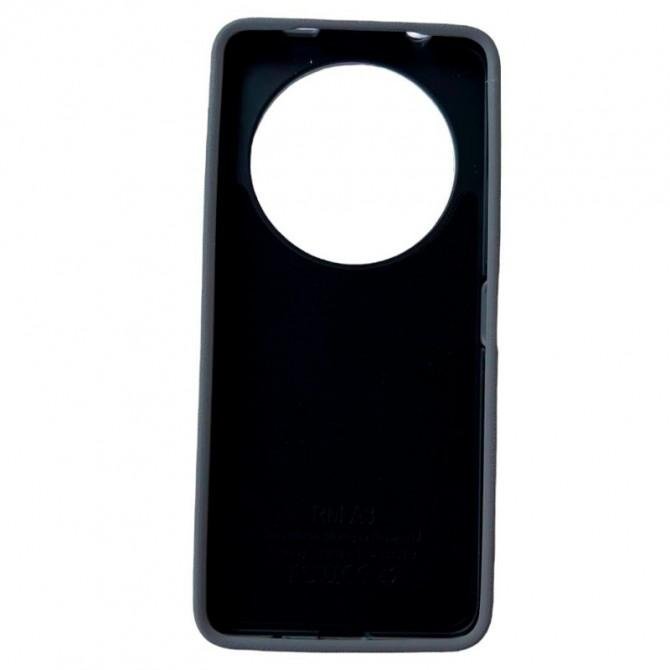 Кожаный чехол Leather Case Metal Buttons для Xiaomi Redmi A3 Titanium Grey-1