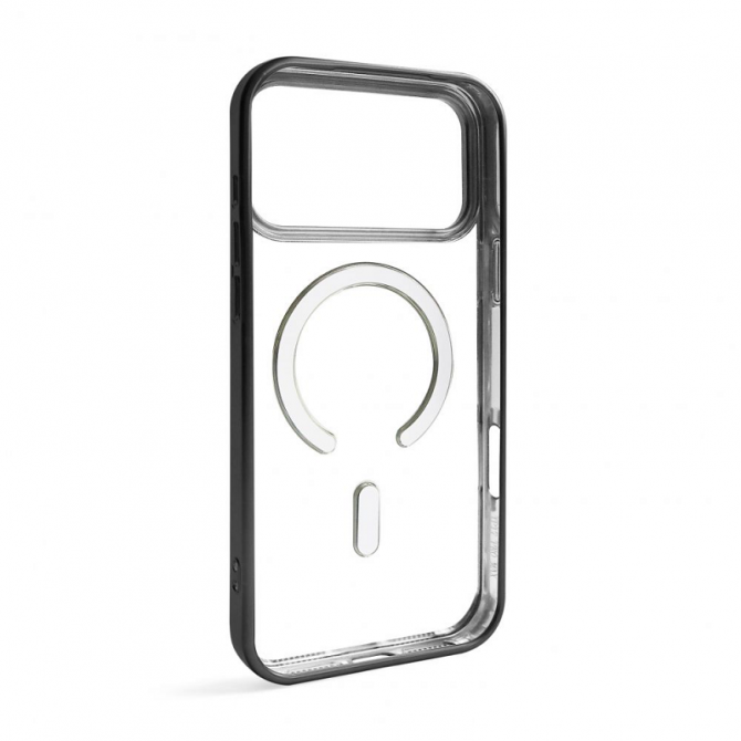 Силиконовый чехол SHINING with MagSafe для iPhone 17 Pro Черный-1