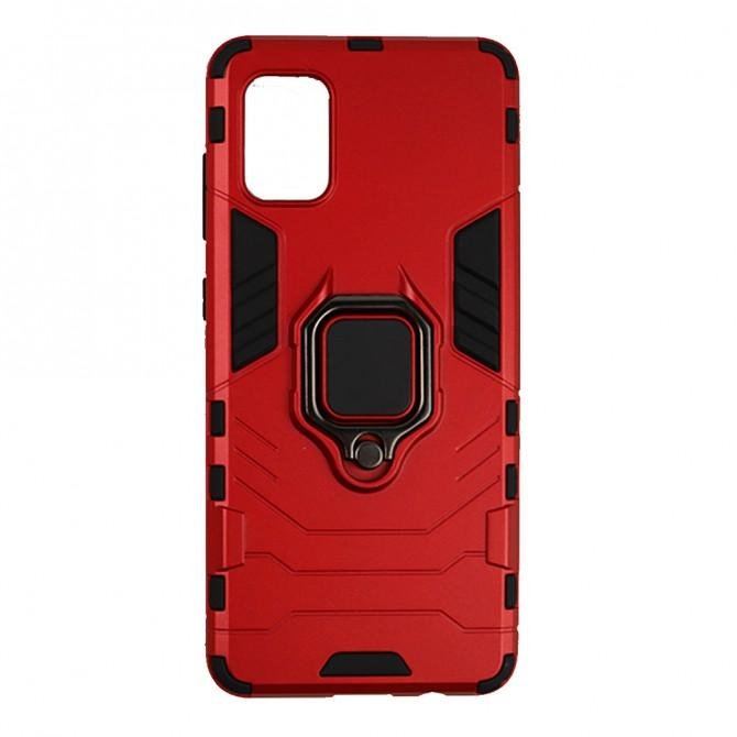 Чехол HONOR Hard Defence Series для Samsung A315 Galaxy A31 Red (с держателем)-1