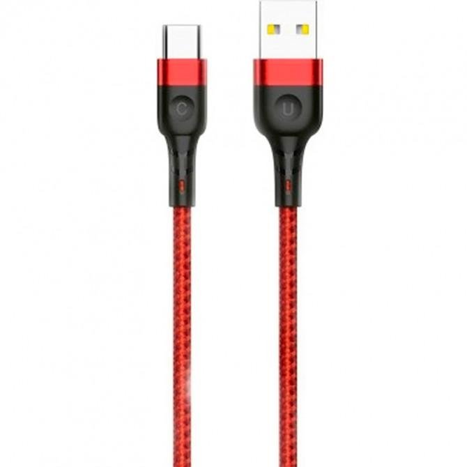 Кабель USB Cable Jellico A4 Type-C 1m 3A Red