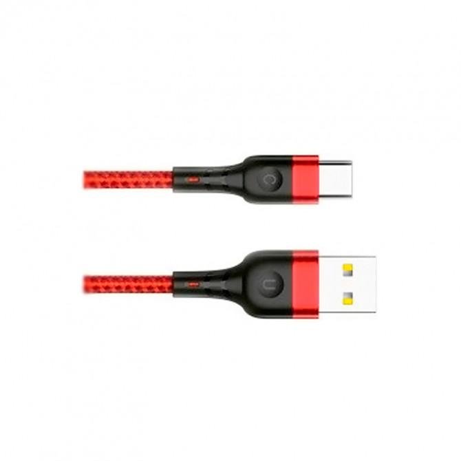 Кабель USB Cable Jellico A4 Type-C 1m 3A Red-1