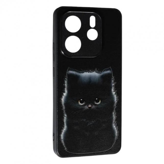 Накладка PC Fashion Mix Xiaomi Redmi Note 14 5G Black Cat
