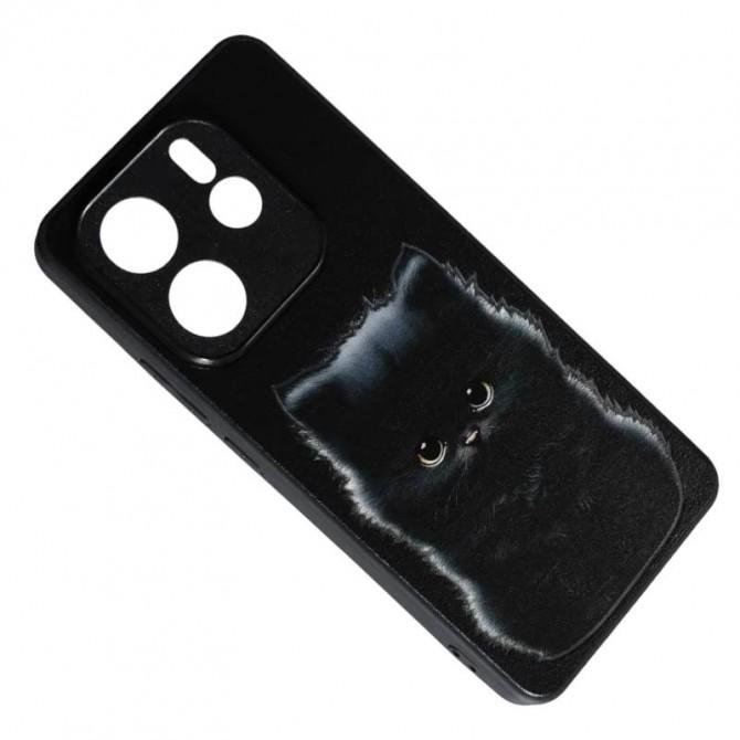 Накладка PC Fashion Mix Xiaomi Redmi Note 14 5G Black Cat-1