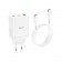 МЗП 1USB + 2Type-C Hoco N33 35W White + Cable Type-C to Type-C