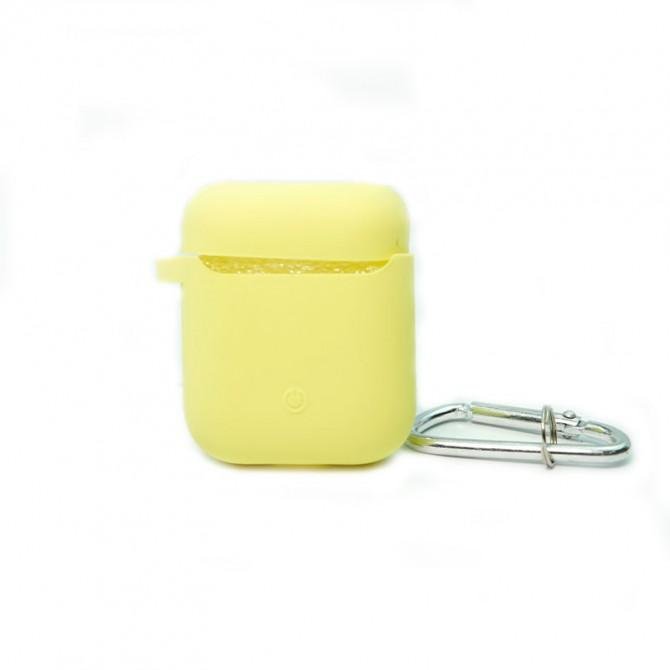 Чехол U-Like Silicone Protective Case For Airpods Bright Yellow