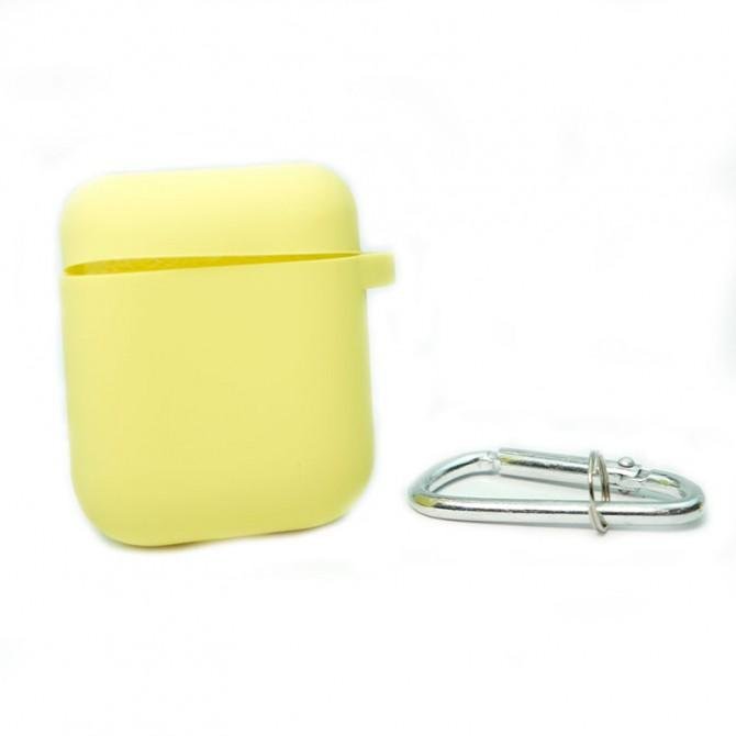 Чехол U-Like Silicone Protective Case For Airpods Bright Yellow-1
