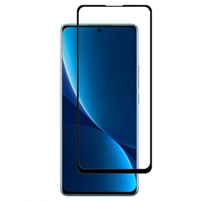 Защитное стекло XIAOMI Redmi Note 14 5G Full Glue (0.25 мм, 2.5D, черное) ЛЮКС