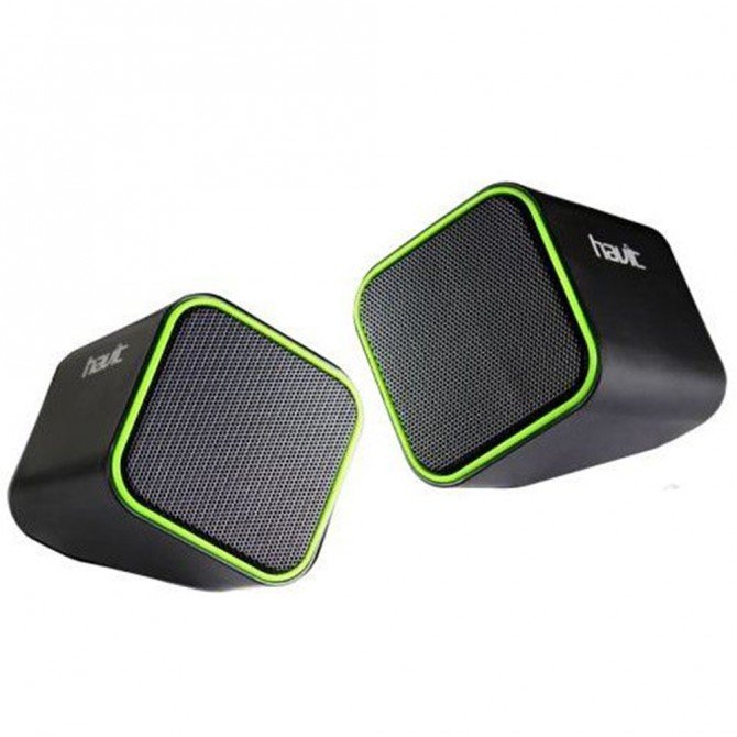 Акустична система Havit HV-SK473 USB, Чорний+Зелений