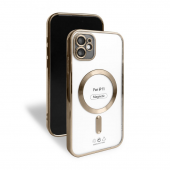 Силіконовий чохол SHINING with MagSafe для iPhone 11 Коричневий