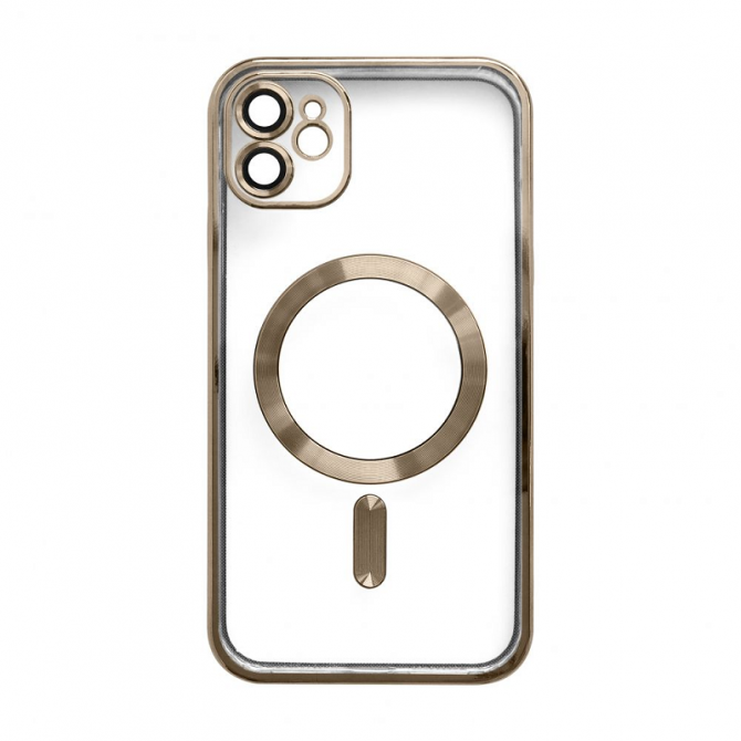 Силіконовий чохол SHINING with MagSafe для iPhone 11 Коричневий-1