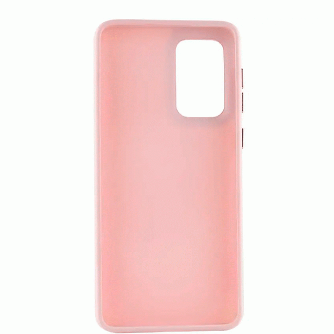 TPU чохол Bonbon Metal Style для Samsung Galaxy A25 5G Рожевий-1