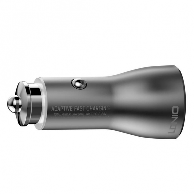 Автомобильное зарядное устройство LDNIO DL-C407Q Серый