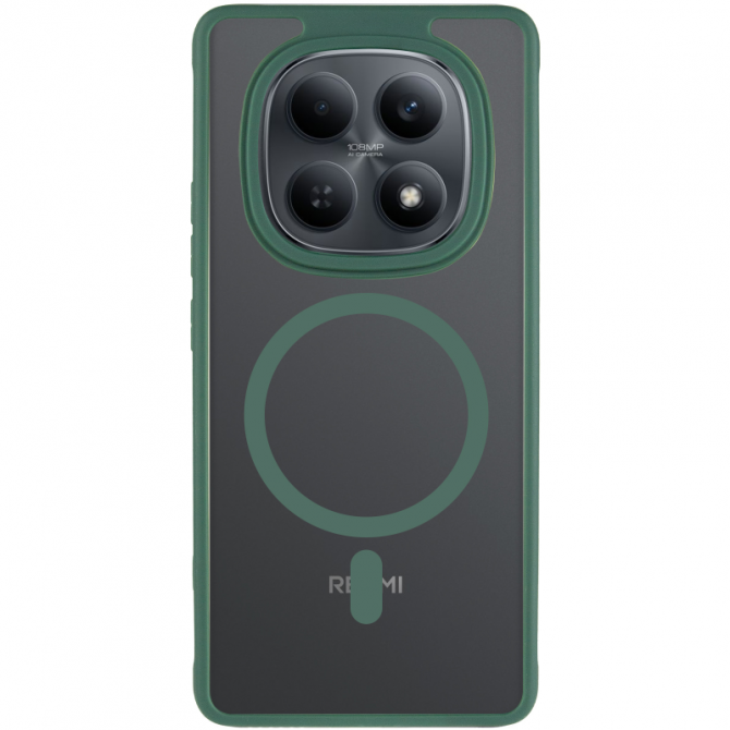 Чохол TPU+PC Lyon Frosted series with Magsafe Xiaomi Redmi Note 15 Pro 4G Green