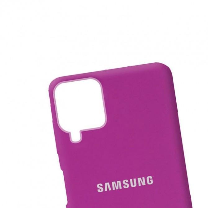 Чехол Original Soft Case Samsung A125 Galaxy A12 Виноградный FULL-1
