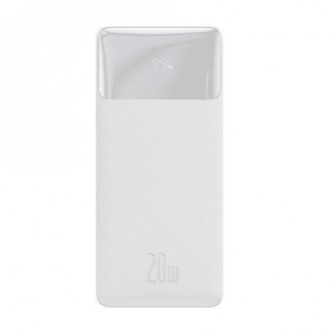 Дополнительная батарея Baseus Bipow Digital Display (20000mAh) 20W White (PPDML-M02)