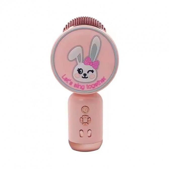 Караоке микрофон-колонка X3 Pink