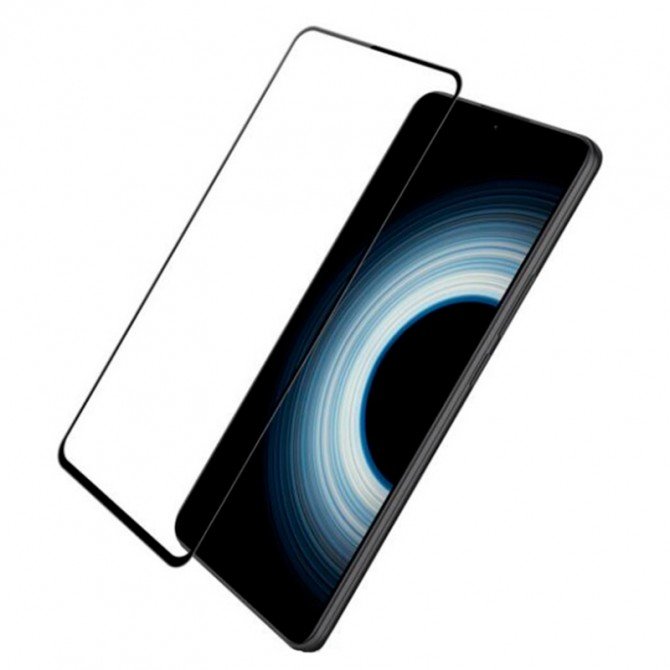 Защитное стекло Захисне скло для XIAOMI Mi 12T/Mi 12T Pro Full Glue (0.25 мм, 2.5D, черное) ЛЮКС-1