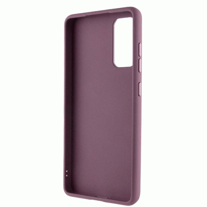 TPU чехол Bonbon Metal Style with MagSafe для Samsung Galaxy S23 FE Бордовый-1