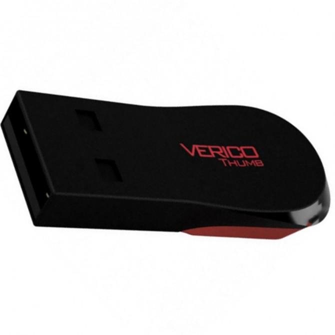Флеш пам'ять Verico USB 64Gb Thumb Чорний+Червоний-1