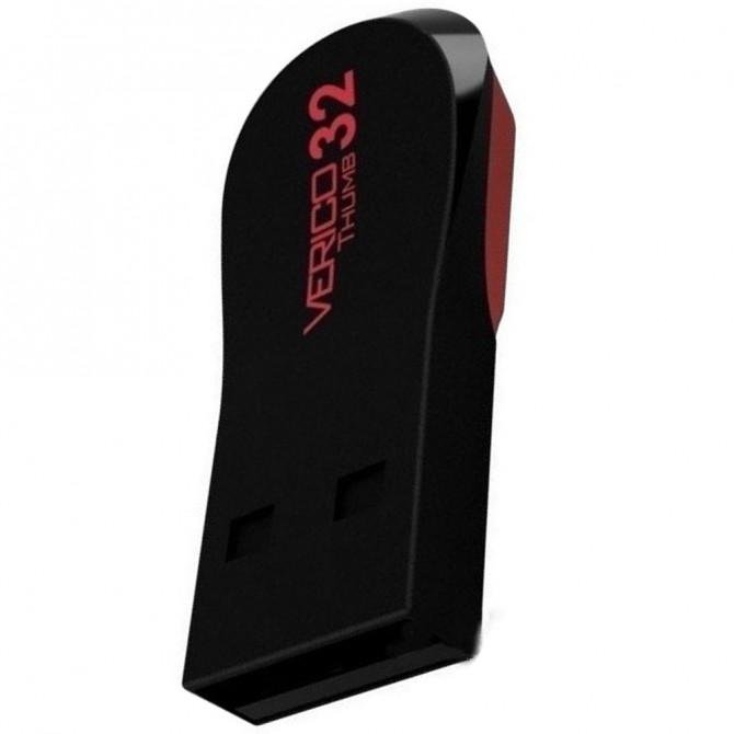 Флеш пам'ять Verico USB 64Gb Thumb Чорний+Червоний-3