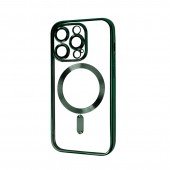 Силіконовий чохол SHINING with MagSafe для iPhone 12 Pro Зелений Силіконовий чохол SHINING with MagSafe для iPhone 12 Pro Зелений