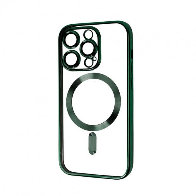 Силиконовый чехол SHINING with MagSafe для iPhone 12 Pro Зеленый