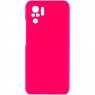 Чохол-накладка Original Soft Case Xiaomi Redmi Note 10 Яскраво Рожевий FULL