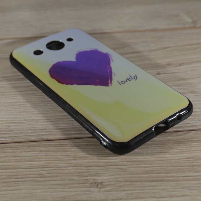 Чехол U-Like Picture series для Huawei Y3 2017 Heart Blue-2