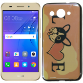 Чохол U-Like Picture series для Huawei Y3 2017 Кохання/Рожевий