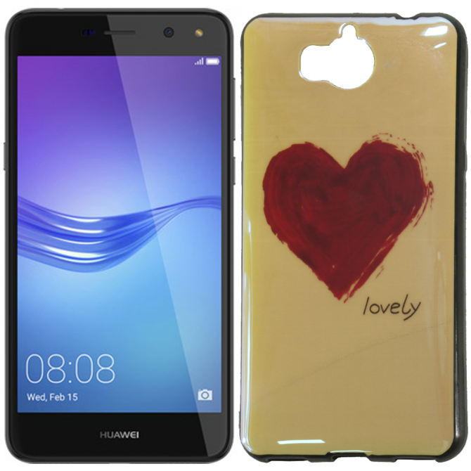 Чехол U-Like Picture series для Huawei Y5 2017 Heart Blue