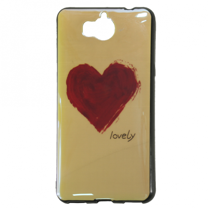 Чехол U-Like Picture series для Huawei Y5 2017 Heart Blue-1