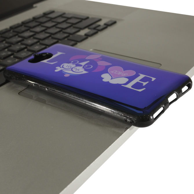 Чехол U-Like Picture series для Huawei Y5 2017 Love Black-2