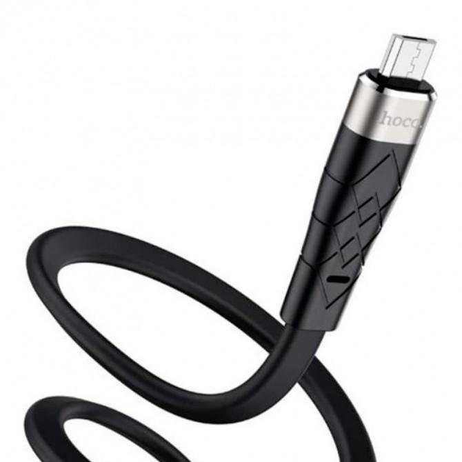 Кабель USB Hoco X53 Ange MicroUSB Black 1m-1