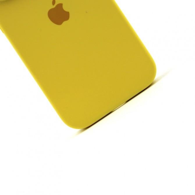 Оригинальный силиконовый чехол для iPhone 14 Pro NeonYellow FULL-3