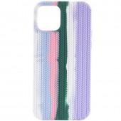 Чехол Colorfull Braided Soft Case iPhone 11 White/Lilac