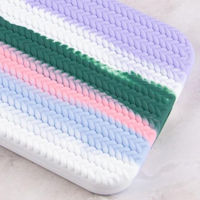 Чехол Colorfull Braided Soft Case iPhone 11 White/Lilac-2