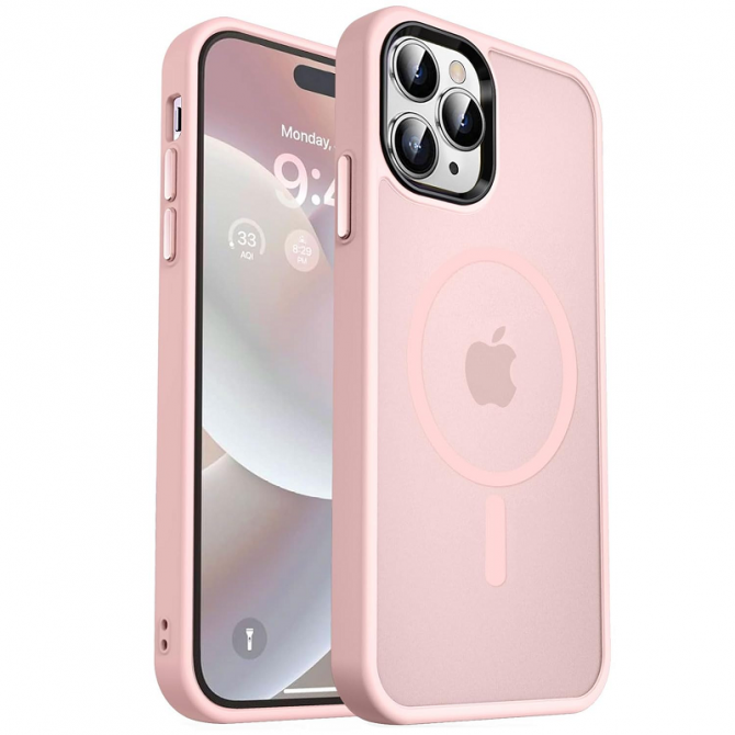 Чехол Pjur with Magsafe for iPhone 11 Pro Max Pink-1