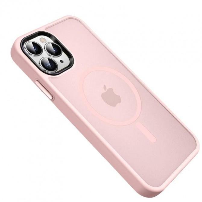Чехол Pjur with Magsafe for iPhone 11 Pro Max Pink-2
