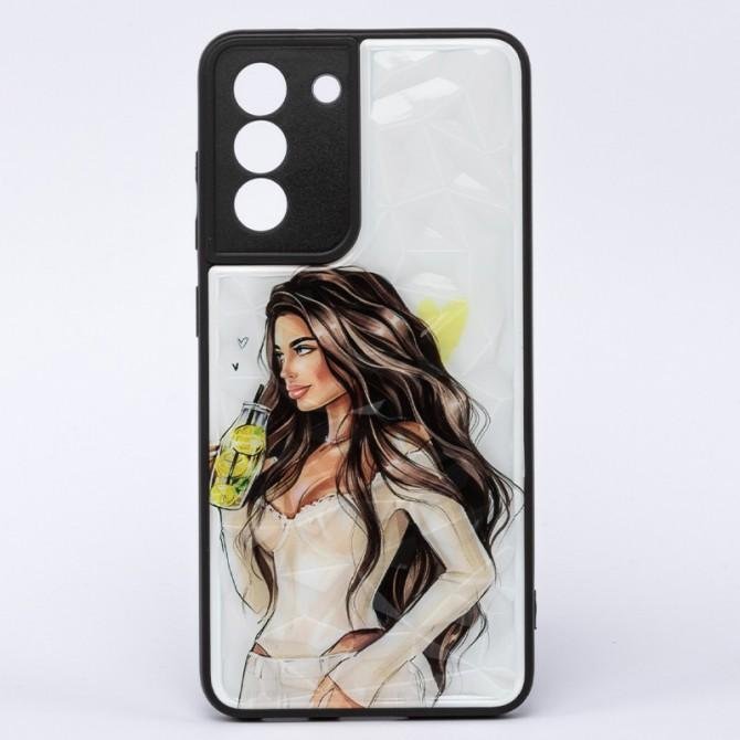 Чехол-накладка Prisma Ledies для Samsung S21 FE Yellow