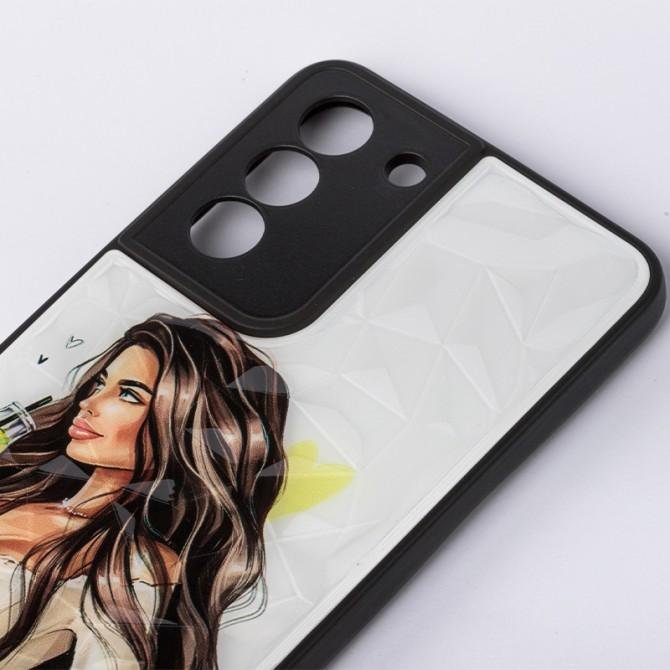 Чехол-накладка Prisma Ledies для Samsung S21 FE Yellow-3