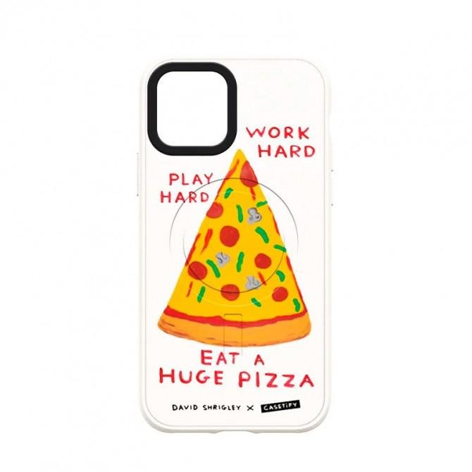TPU+PC чехол Funny pictures with MagSafe для Apple iPhone 12 Pro Max (6.7") Pizza