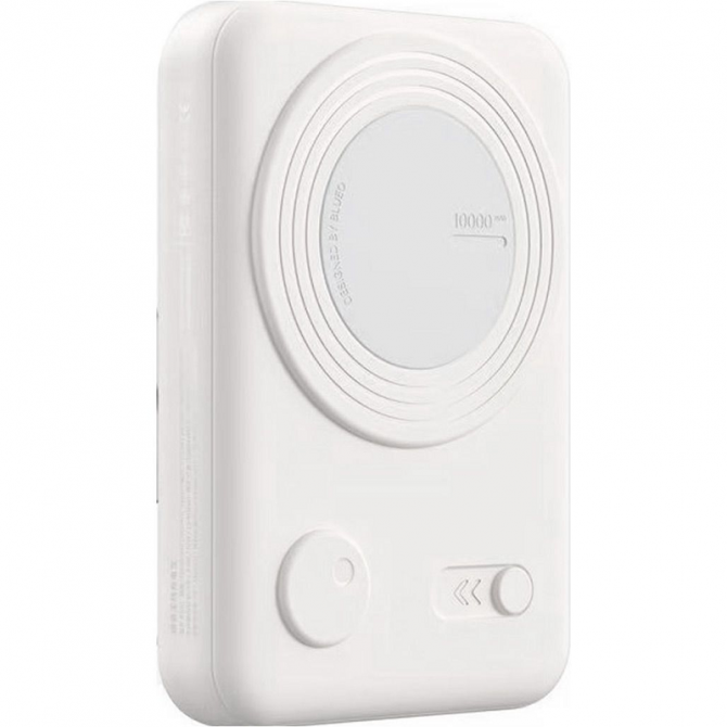 Дополнительная батарея Blueo Wireless with Stand Magnetic 10000 mAh White