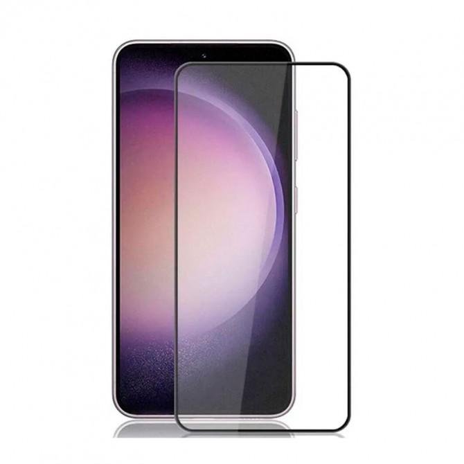 Захисне скло для SAMSUNG Galaxy S24 Ultra Full Glue (0.25 мм, 2.5D, чорне) ЛЮКС