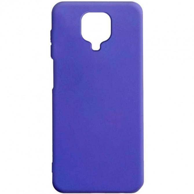 Силиконовый чехол Candy для Xiaomi Redmi Note 9s/Note 9 Pro Сиреневый