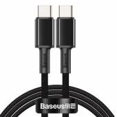 Кабель Baseus High Density Braided Type-C/Type-C 100W (CATGD-A01) Black 2m