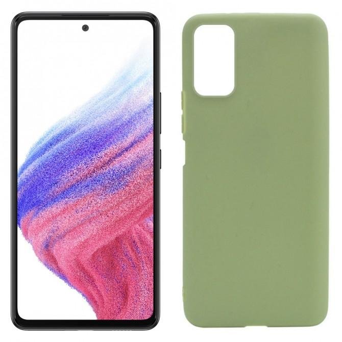 Силіконовий чохол Candy для Samsung Galaxy A53 Фісташковий